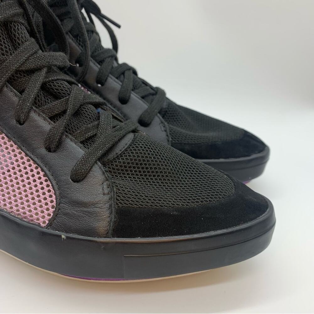 Yohji Yamamoto x Adidas Womens Y-3 High Top Mesh/Suede Point Toe Sneakers Size 6 - Picture 4 of 14